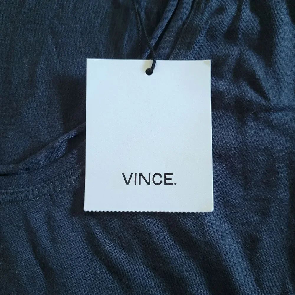Vince Not-So-Basic Dark Cobalt Blue💙 Tee👕 - NWT - Picture 6 of 12